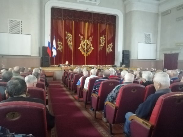 Отчетно-выборное собрание Севастопольского Совета ветеранов-подводников и торжественное собрание, посвященное 55-й годовщине создания региональной организации ветеранов